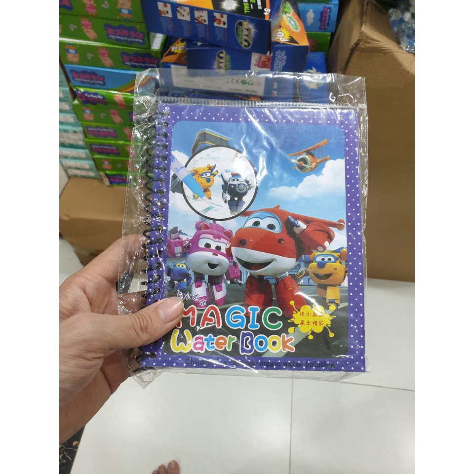 Tranh Tô Màu Nước Ma Thuật, Tập Tô Thần Kỳ Tự Xóa, Tái Sử Dụng Magic water book