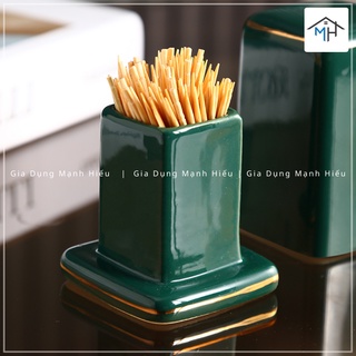 Lọ tăm sứ cao cấp