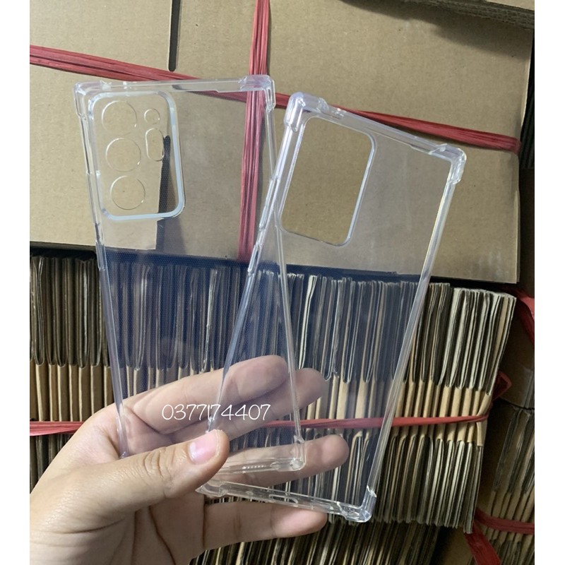 Ốp lưng Samsung Galaxy Note 20/ Note 20 Ultra Silicon bo viền chống sốc, bảo vệ camera
