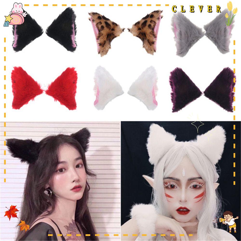 1 Cặp Kẹp Tóc Tai Mèo Dễ Thương Cho Nữ