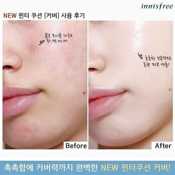 Phấn Nước Innisfree Skinny Cover Fit Cushion