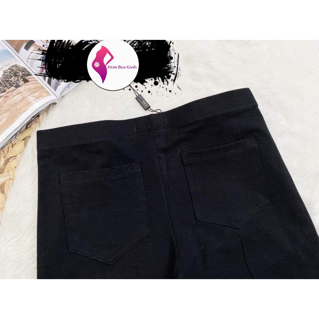 Quần Legging Nữ Uni Nâng Mông Tôn Dáng Cạp Cao Có Túi Thun Ôm Siêu Co Dãn 4 Chiều Có Hộp VNXK