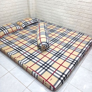 BỘ DRAP THUN HÀN QUỐC  4 MÓN [ 1 DRAP TRẢI GIƯỜNG, 2 VỎ GỐI NẰM, 1 VỎ GỐI ÔM ].