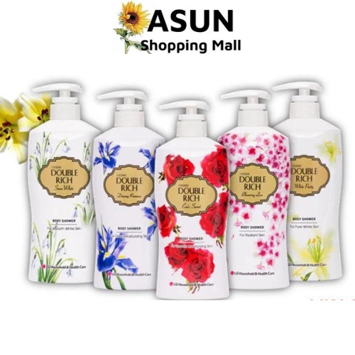 Sữa Tắm Double Rich Cấp Ẩm, Dưỡng Sáng, Mềm Mại Da Hương Hoa Body Shower