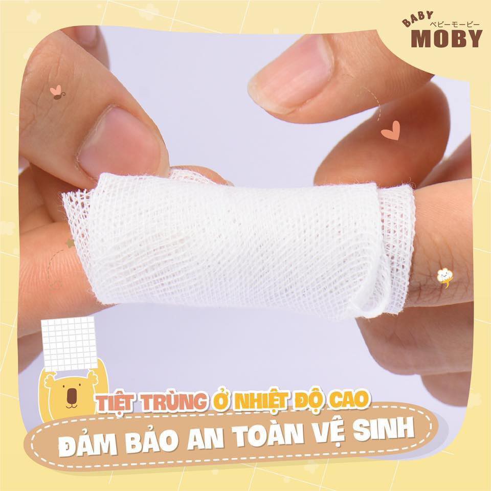 Gạc Rơ Lưỡi Cho Bé | BABY MOBY Chính Hãng Thái Lan