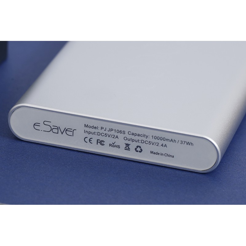 Pin sạc dự phòng Polymer 10.000 mAh Type C eSaver PJ JP106S