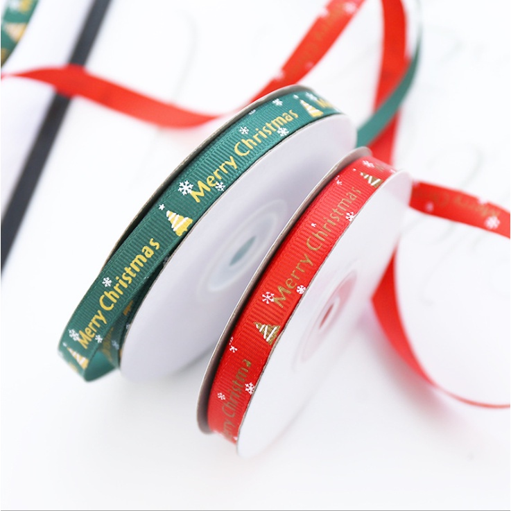 Dây Ruy Băng Trang Trí Cây Thông Noel Dài 10M