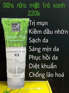 Sửa rửa mặt trà xanh