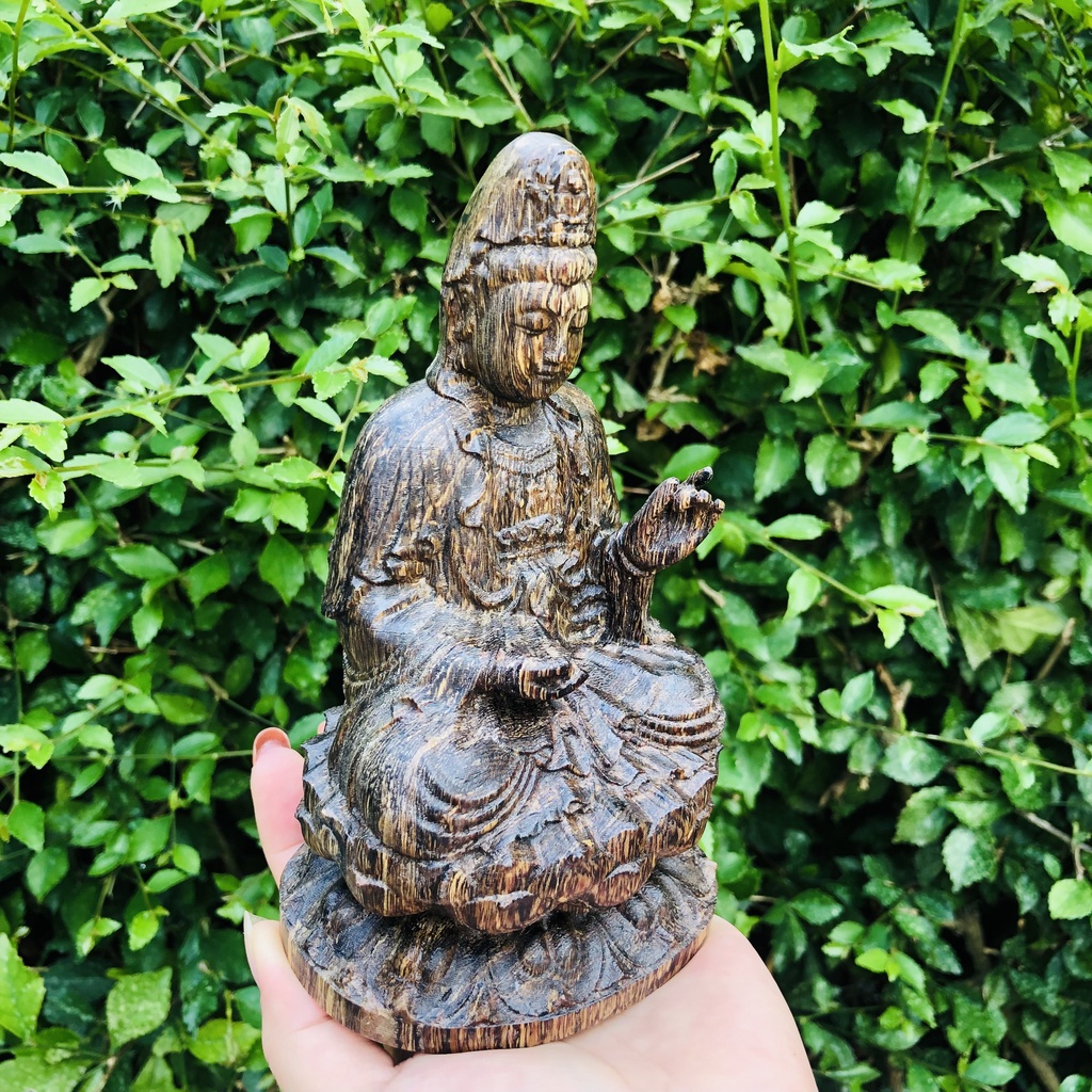 [ Xưởng ] Tượng Phật Trầm Để Xe Ô Tô