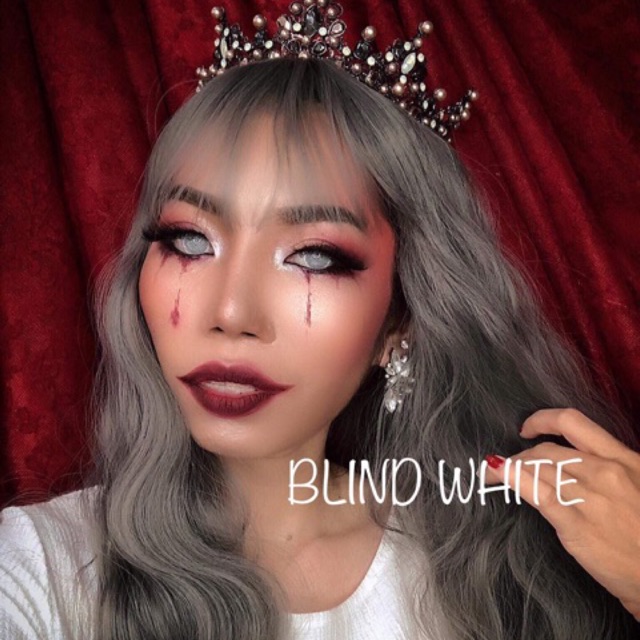 Contactlens coplay Halloween kèm khay gương