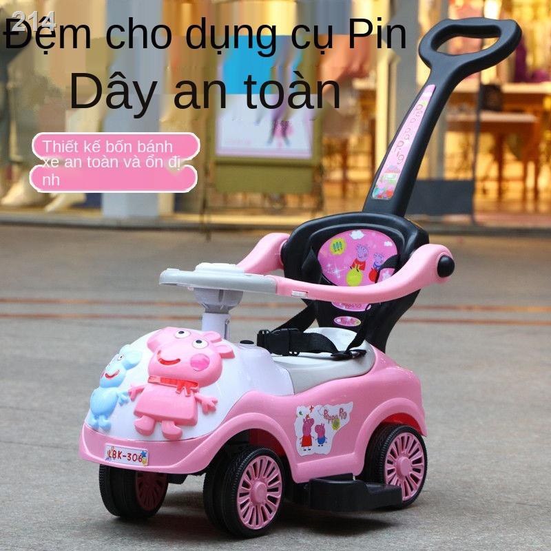 【HOT】Xe xoay trẻ em bánh phổ thông cho bé 1-3 tuổi có nhạc đẩy xích đu yo-yo