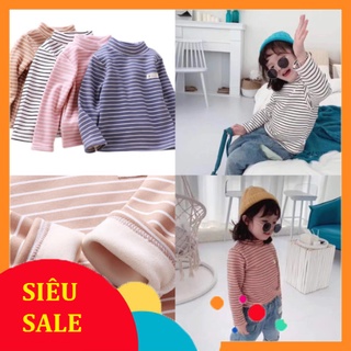Áo nỉ bông giữ nhiệt cho bé phong cách Hàn Quốc