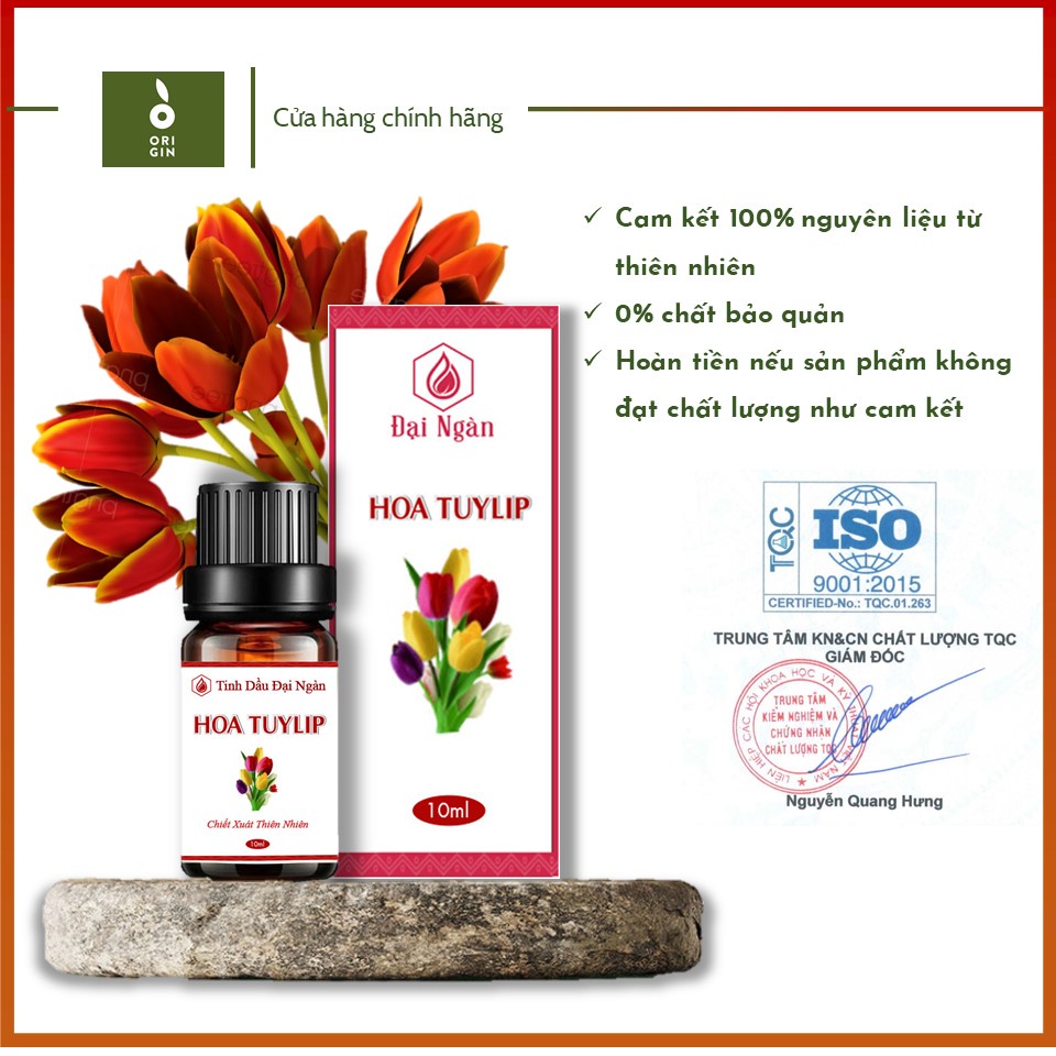 Tinh dầu thiên nhiên xông phòng hương Hoa tulip nguyên chất 10ml - sản phẩm của Daisy