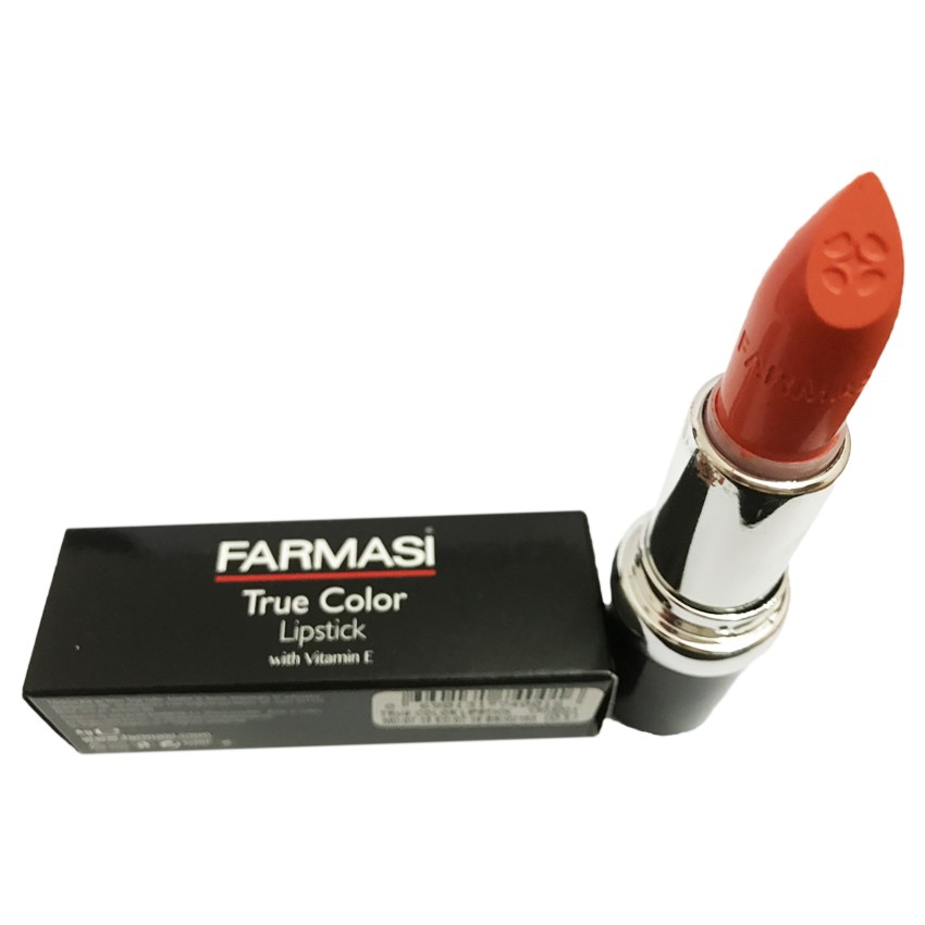 Son môi Farmasi True color lipstick dưỡng ẩm 4g màu 01