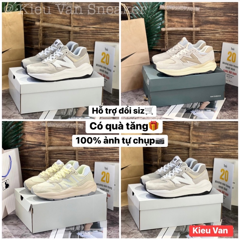 Giày Thể Thao Sneaker Newblanceee 5740 Xám Vàng Các Màu Tặng Tất