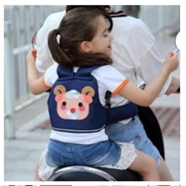 Đai Ngồi Đi Xe Máy Có Phản Quang An Toàn Cho Bé Loại 1