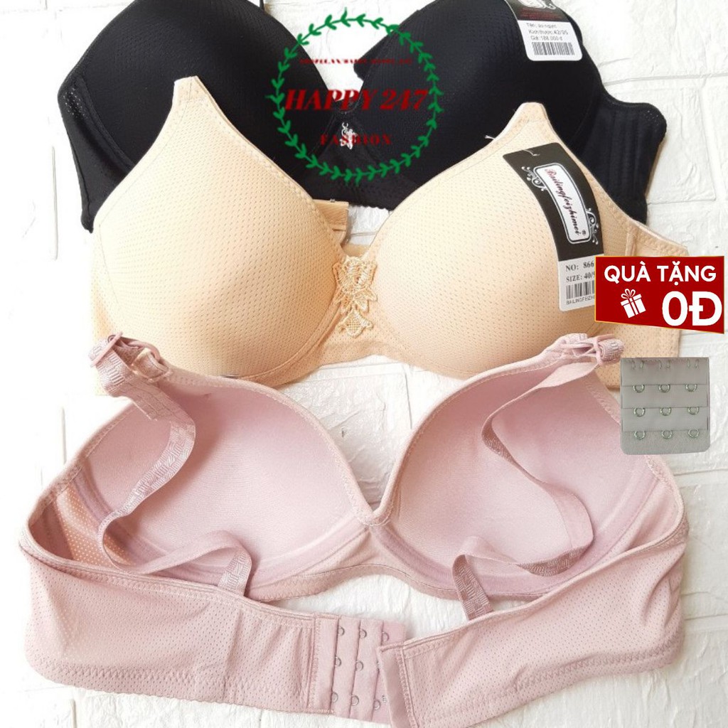 Aó ngực nữ mút mỏng không gọng thông hơi A866 big size quả to cho người ngực to ngực bầu người béo chất đẹp