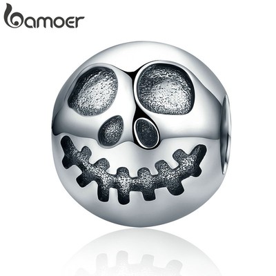 Hạt phụ kiện BAMOER AIC045 hình đầu lâu độc đáo