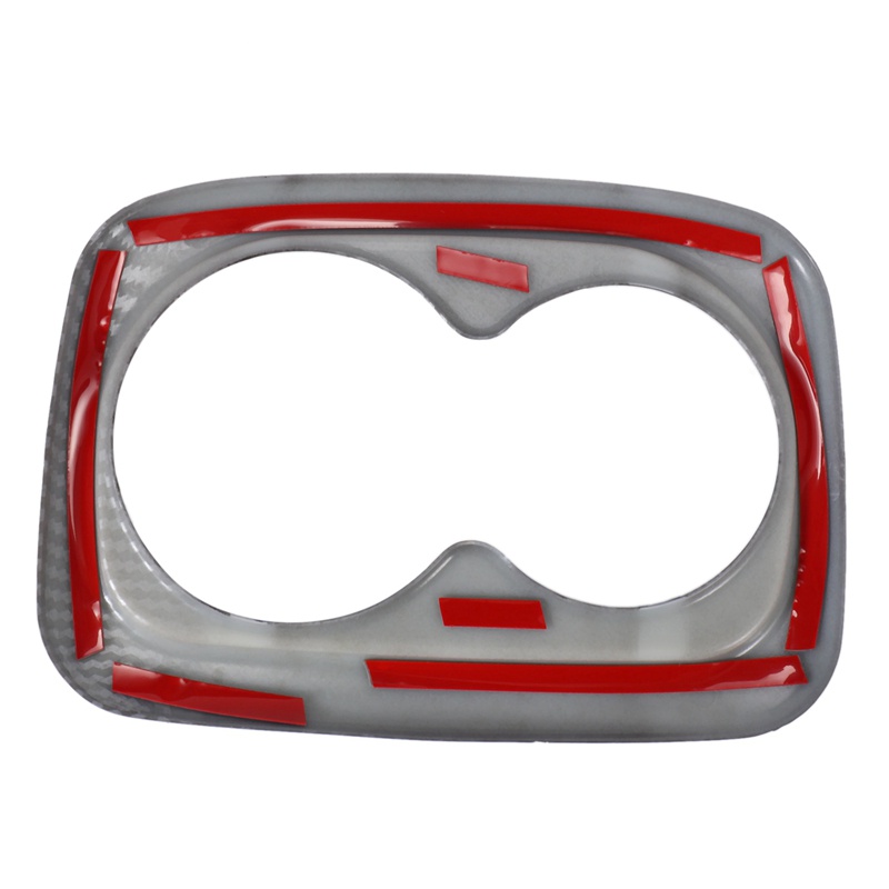 Miếng Dán Giá Đỡ Cốc Uống Nước Bằng Sợi Carbon ABS Cho Xe Hơi Honda Civic 2019 2018 2017 2016