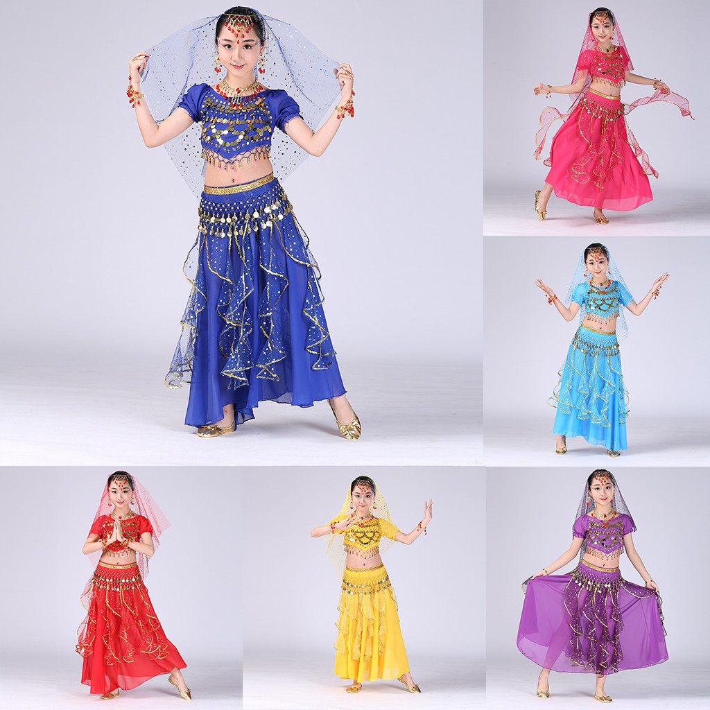 Trang Phục Múa Bụng Cho Bé Gái
