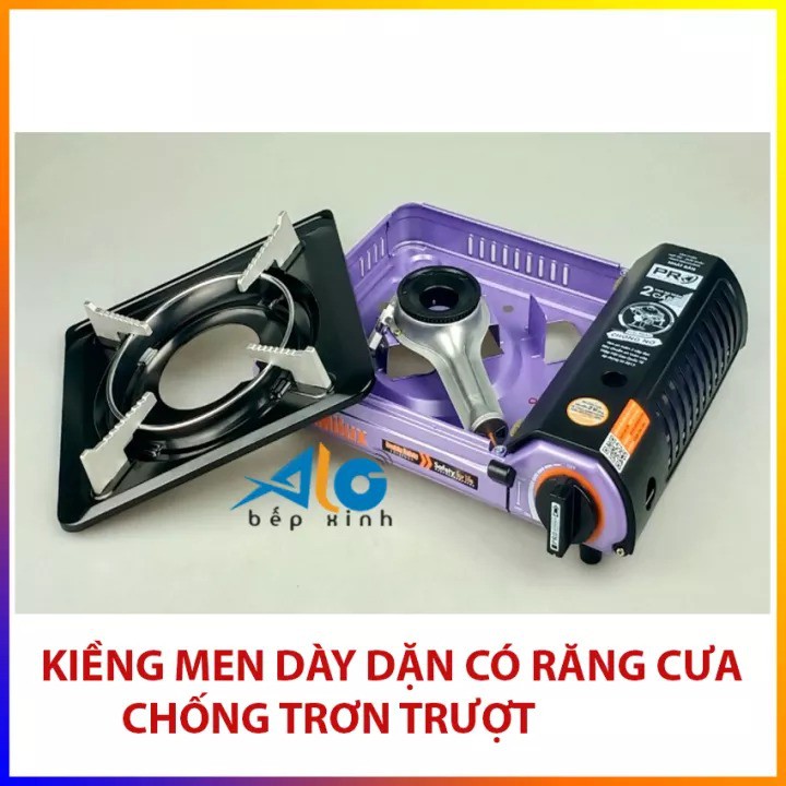 Bếp ga mini Namilux 2S PL2021PF + 4 lon ga Hàn quốc Namilux - Chống cháy nổ