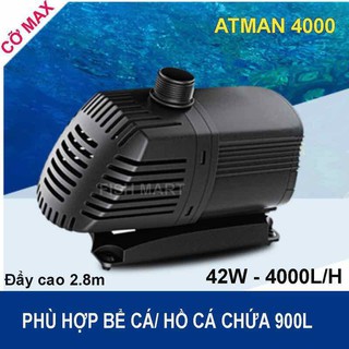 Atman AT 4000 - Máy Bơm hồ cá tiết kiệm điện và siêu bền - HÀNG CÔNG TY