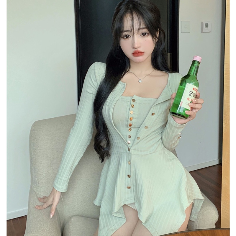 Áo Vest Tay Dài Thời Trang Mùa Thu Quyến Rũ Dễ Phối Đồ Cho Nữ