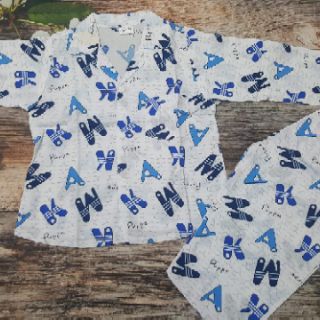 Bộ tole dài pizama cho bé size 5(10-11 ký)