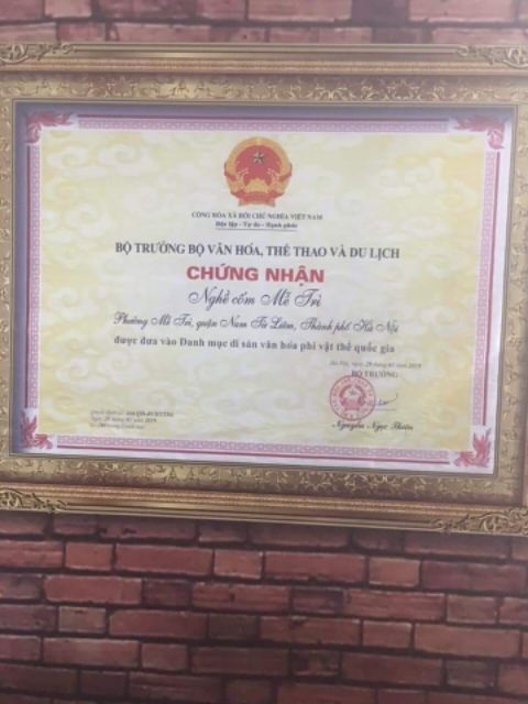 0,5kg Cốm Tươi, Cốm Mộc Mễ Trì