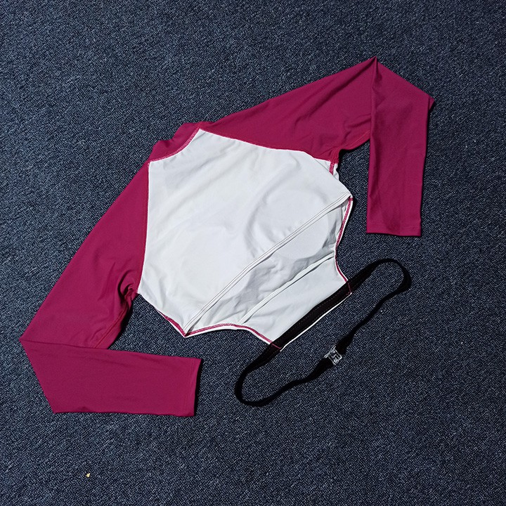 Lẻ áo bơi nữ dài tay croptop thun lạnh dày đẹp | BigBuy360 - bigbuy360.vn