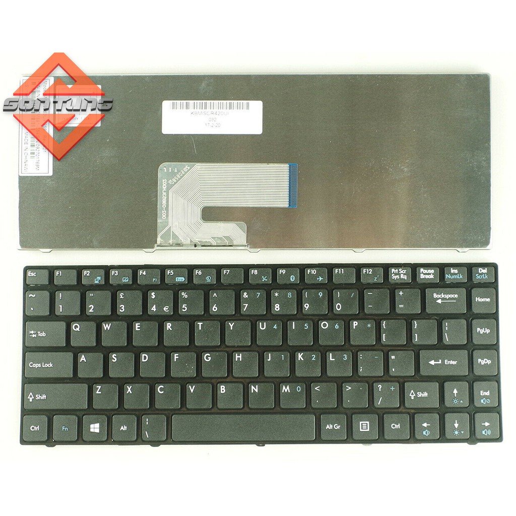 Bàn phím MSI CR420 CR430 CR460 CX420 EX465 EX465MX FX400 FX420 MS-1245 MS-1453 U270DX X350 X360 X370 X420 X460 CX41 | BigBuy360 - bigbuy360.vn