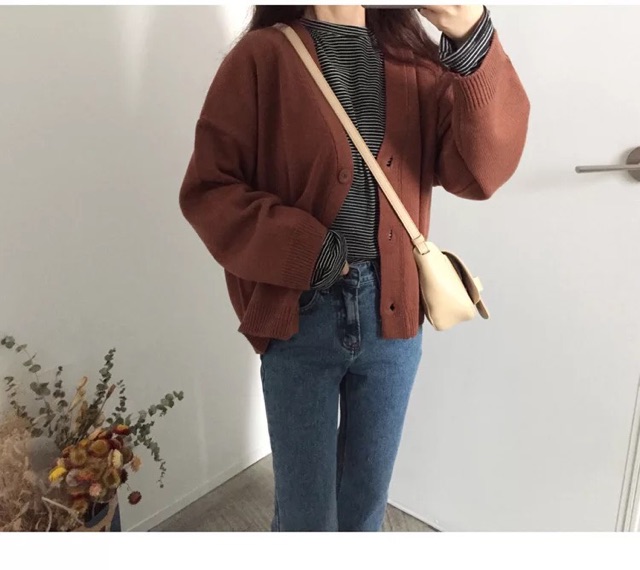 Cardigan dáng ngắn