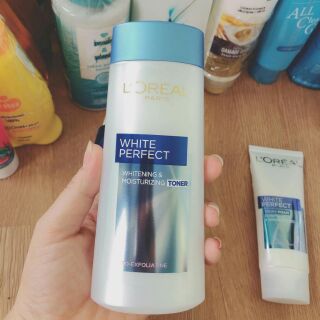 Nước hoa hồng dưỡng trắng da L'Oreal Paris White Perfect 200ml