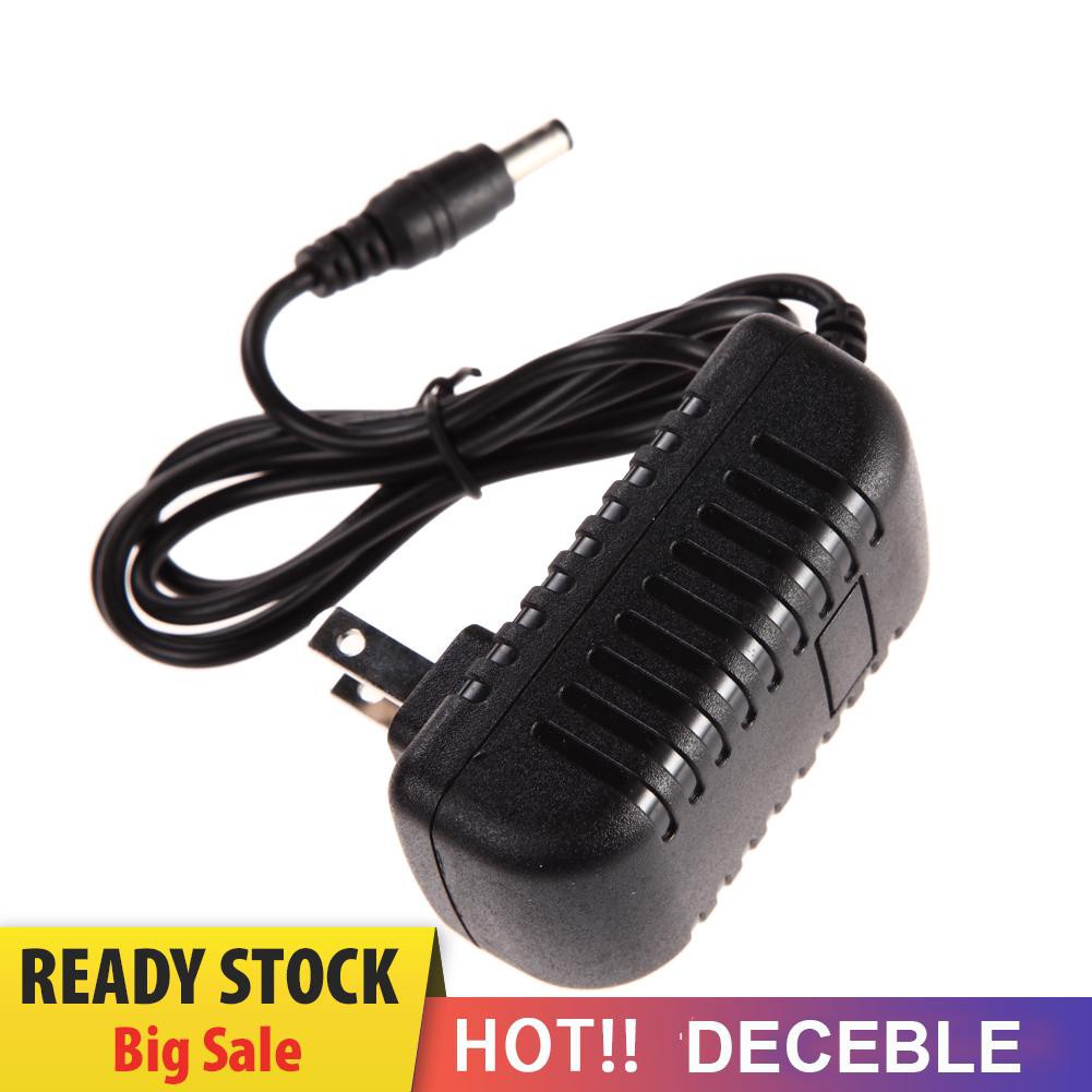 Deceble AC 100-240V Converter Adapter DC 5.5 x 2.5MM 6V 1A 1000mA Charger US Plug 