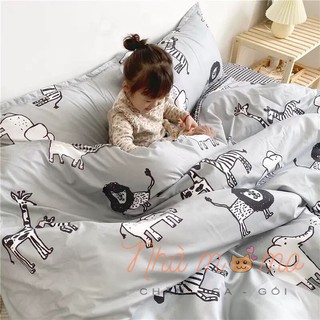 [HÀNG NHẬP KHẨU CAO CẤP] BỘ DRAP COTTON POLY MẪU NGỰA VẰN DỄ THƯƠNG