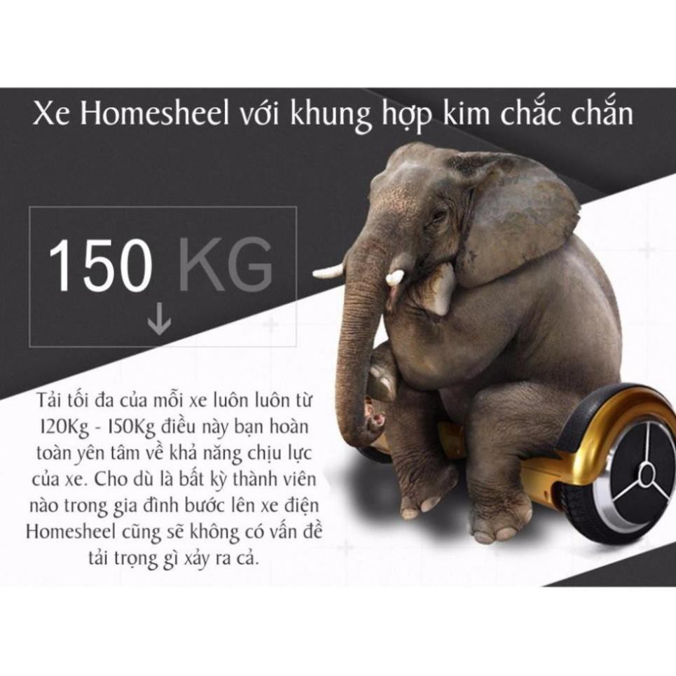 Xe điện cân bằng Homesheel X8  - Bảo hành 24 tháng đa sắc Bảo hành chính hãng Homesheel