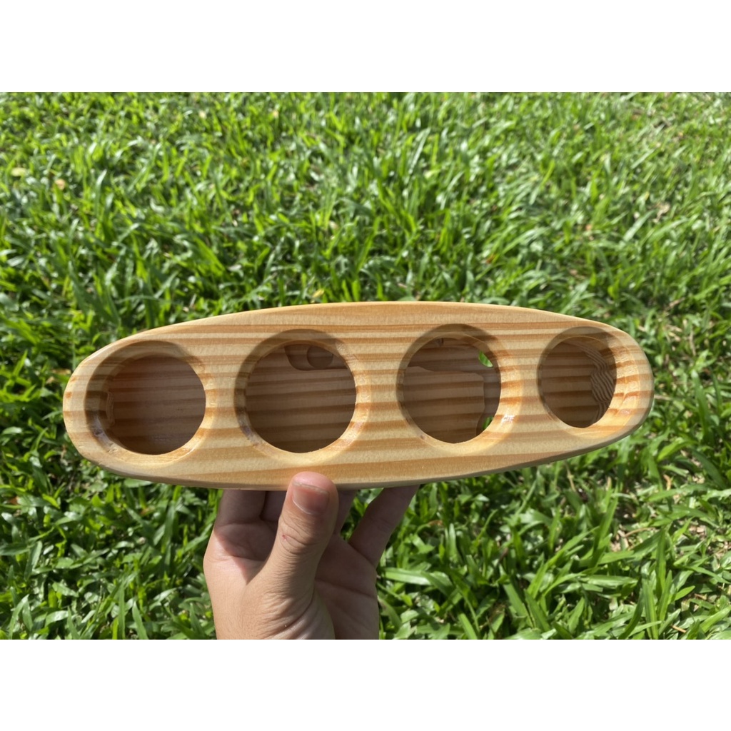 Box Gỗ Thông Gia Công Bằng Tay Siêu Đẹp Dành Cho Cặp Loa 5W 40mm Cộng Hưởng 50mm