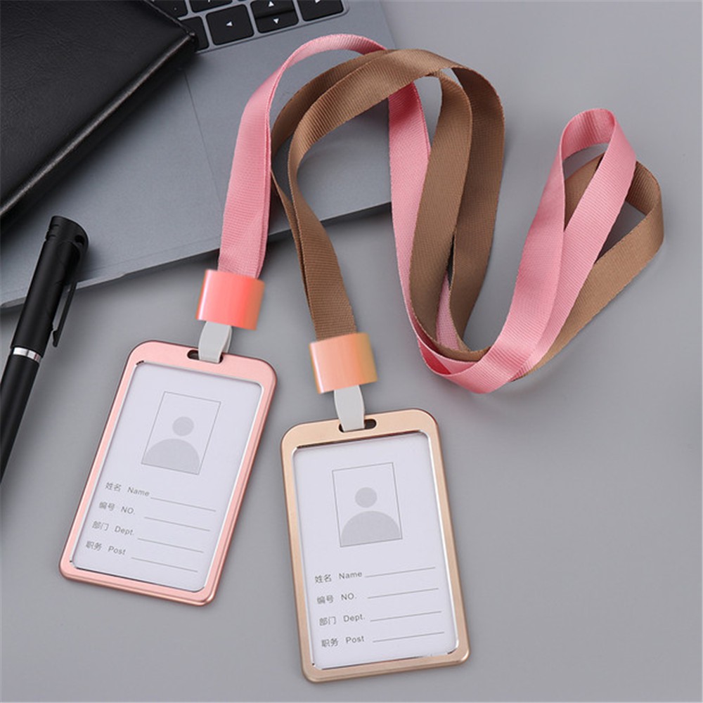 Forever Mới Ví Đựng Thẻ ID Bằng Hợp Kim Nhôm Nhiều Màu Sắc Dành Cho Văn Phòng Trường Học