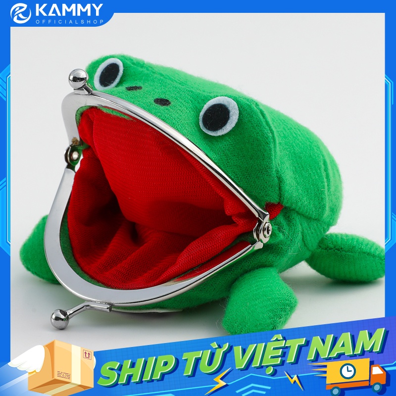 1 cái ví ếch anime hoạt hình ví tiền xu