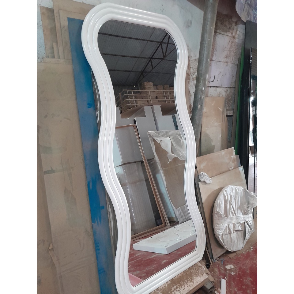 Gương lượn sóng dáng hạt đậu soi toàn thân⚡️SIÊU HOT⚡️ nịnh dáng, sang trọng,