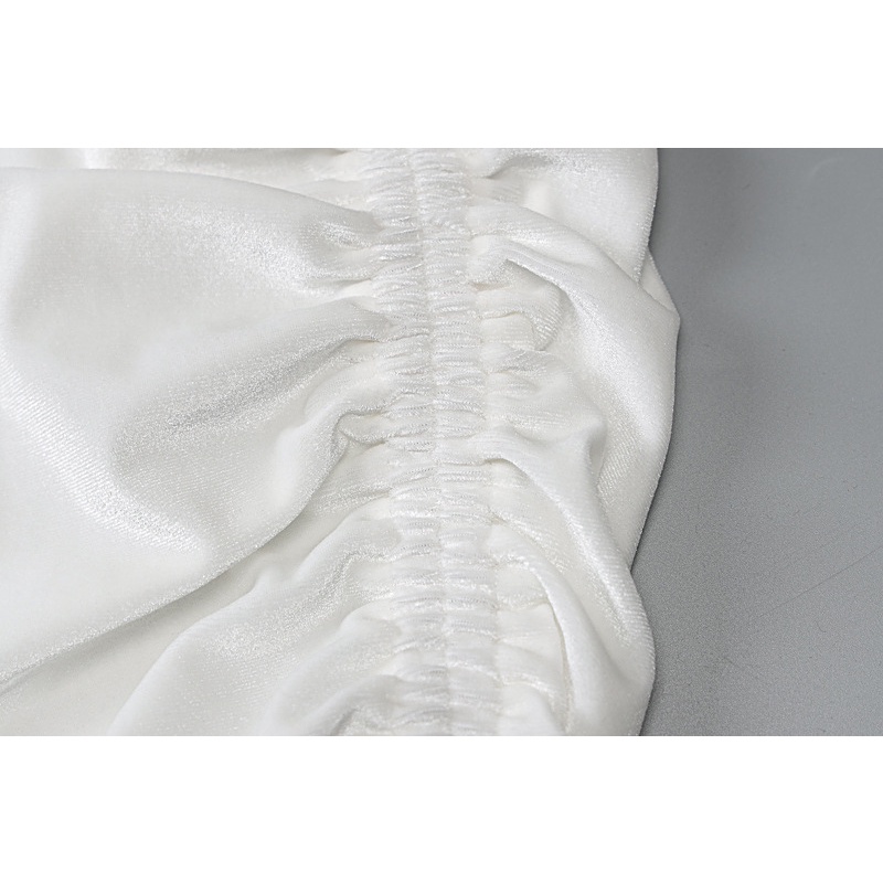 Đầm Dài Tay Xếp Li Bất Đối Xứng Thời Trang Cho Nữ L0403