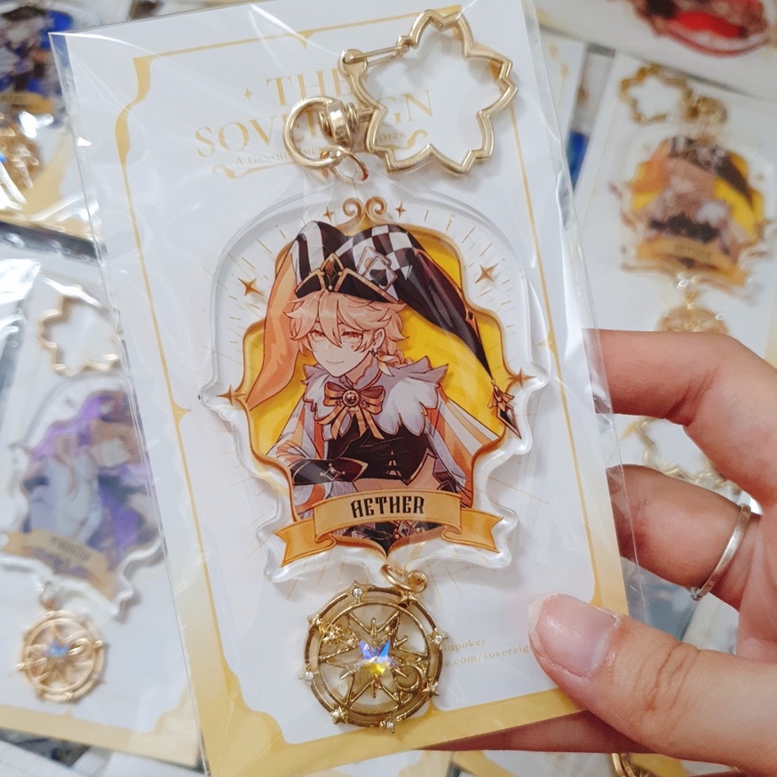 Genshin Impact - Móc khoá chân dung The Sovereign bản deluxe