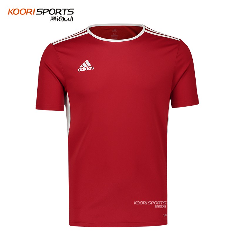 ✕▣> Đồng phục tập luyện bóng đá Adidas, đội tuyển, thi đấu, áo đấu nhanh khô, quần short ngắn tay, in CF1037 <