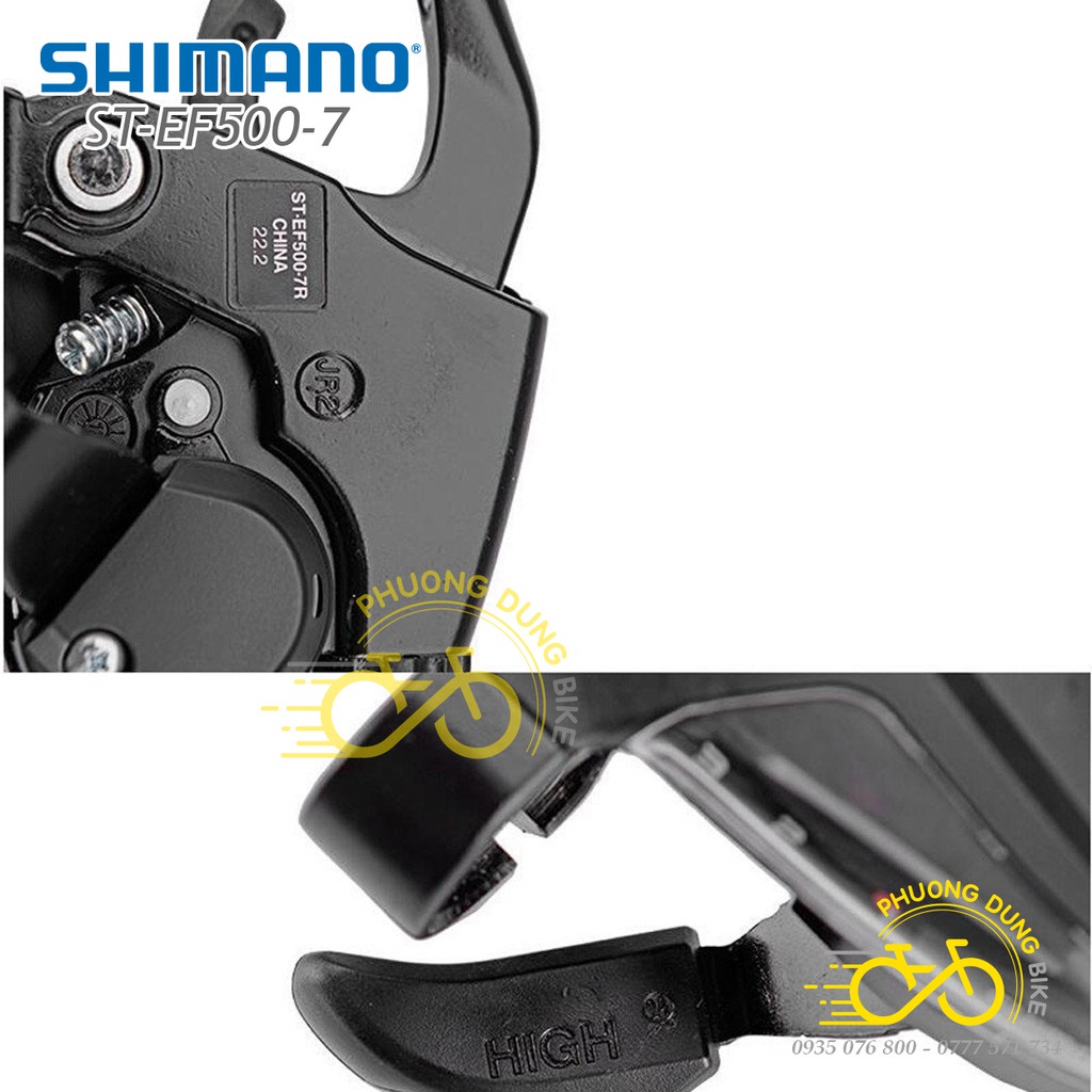 Tay đề xe đạp SHIMANO ST-EF500 3x7 speed - Hàng chính hãng