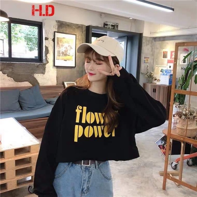 Áo croptop Flower Power HDA0919