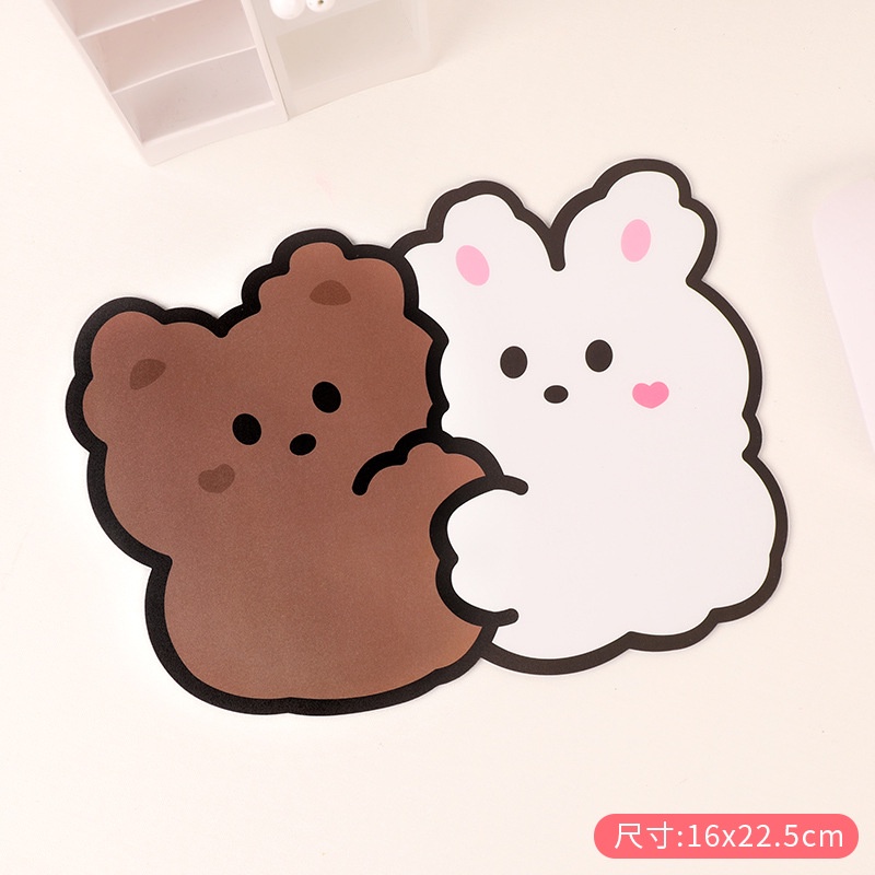 Miếng lót chuột máy tính Forev, bàn di chuột dễ thương 200x200mm, tấm lót chuột hình gấu tấm đệm cao su dày chống trượt | BigBuy360 - bigbuy360.vn