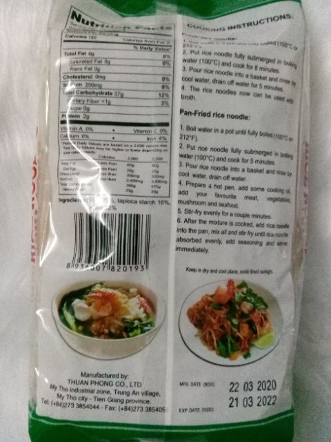 Hủ tiếu sấy khô Mỹ Tho 400 gr | BigBuy360 - bigbuy360.vn