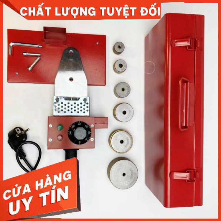 Máy hàn ống nhựa GEOX PPR 20 25 32 40 50 63mm 100% dây đồng