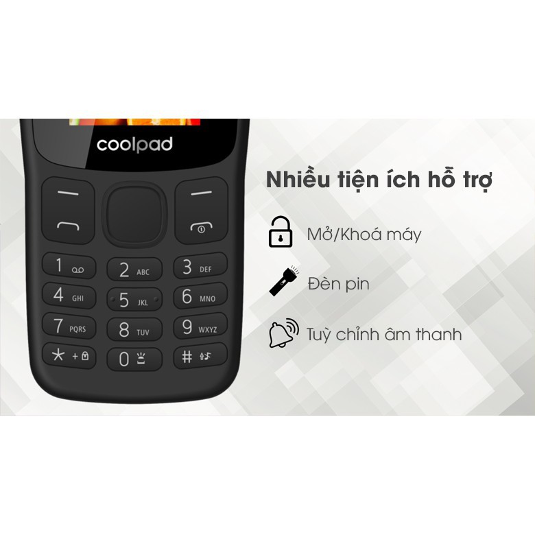 Điện Thoại Phổ Thông Coolpad Giá Rẻ 2 Sim -Điện Thoại Di Động - F110- BH 1 năm 1 đổi 1-Hàng Chính Hãng