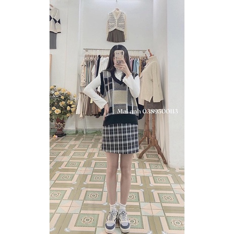 Gile len kẻ ô fom vừa